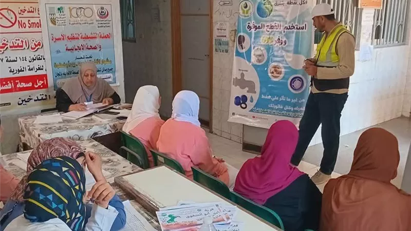 قافلة مائية مجانية لخدمة أهالي قرية أبو الشقوق بالشرقية