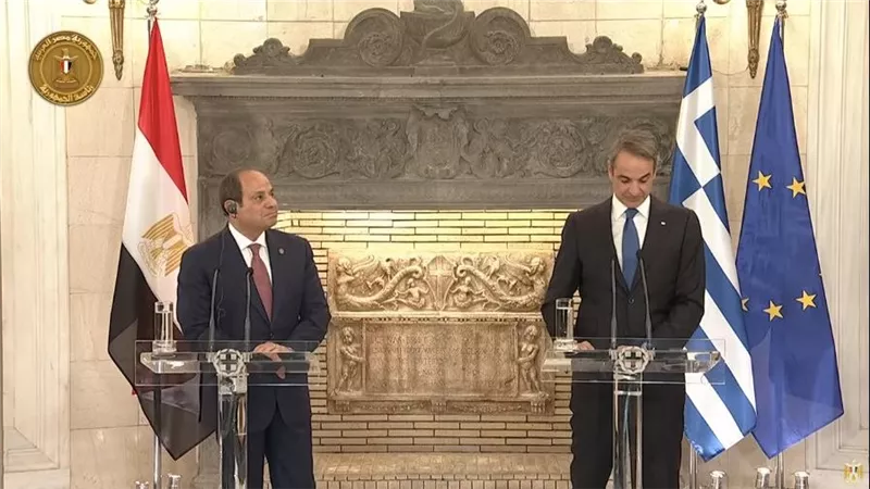  مؤتمر صحفي للرئيس السيسي ورئيس وزراء اليونان | بث مباشر