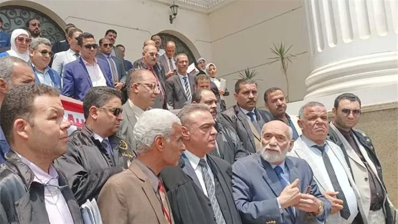 إضراب المحامين في القليوبية احتجاجا على ارتفاع الرسوم القضائية