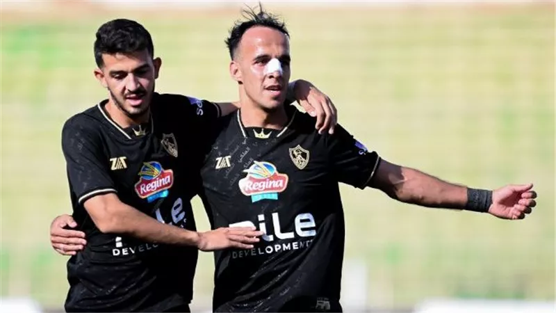 الزمالك يتقدم على سيراميكا كليوباترا بهدية محمد بسام في الشوط الأول