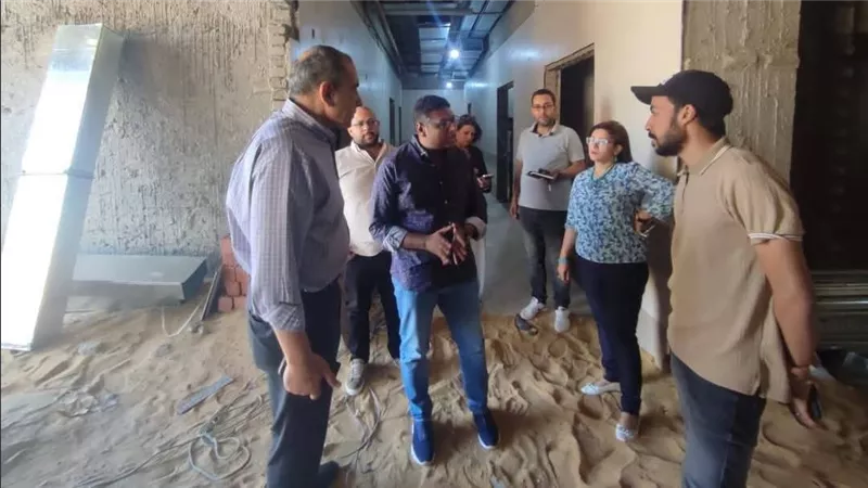 وكيل صحة البحر الأحمر يتفقد نسب تنفيذ مشروع استكمال مستشفى رأس غارب