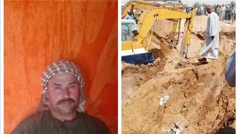 البلد كلها حزينة عليه.. المئات يشيعون جنازة ضحية السقوط في بئر بالمنيا