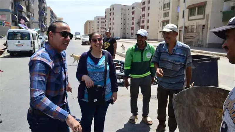 رئيس مدينة بورفؤاد يتفقد جهود المصرية البريطانية بمشاريع الإسكان الجديدة