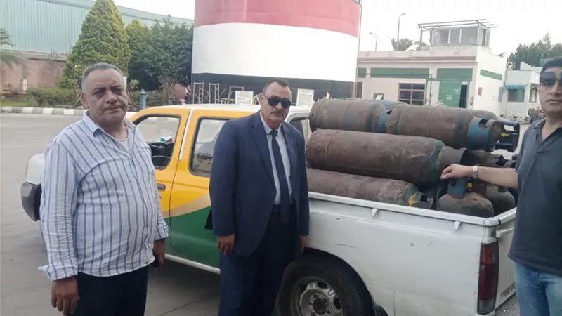 ضبط محطة تتلاعب في أوزان أسطوانات البوتاجاز بمحافظة دمياط 