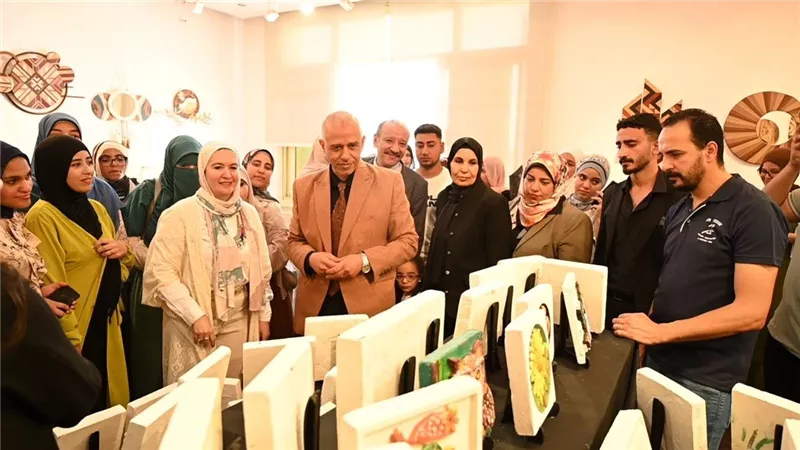 افتتاح المعرض الطلابي 