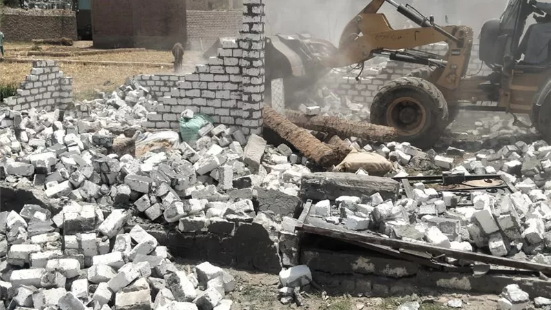 استرداد 798 فدان أملاك دولة خلال حملات إزالة  بأسيوط
