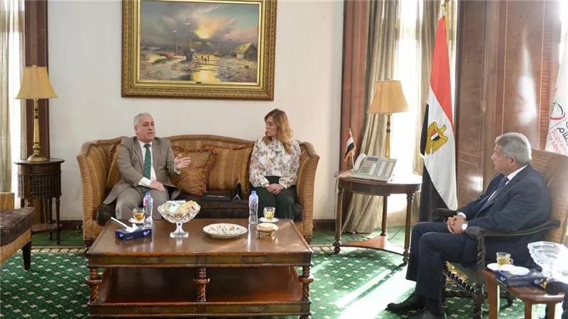 رئيس الأعلى للإعلام يستقبل الشوربجي ومدير الأكاديمية الوطنية للتدريب