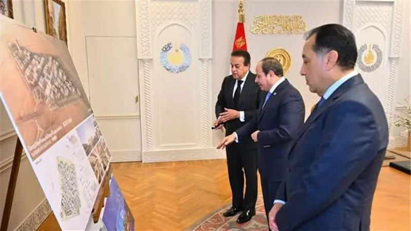 الرئيس السيسي يوجه باتخاذ إجراءات لتحسين أوضاع العاملين في المجال الصحي