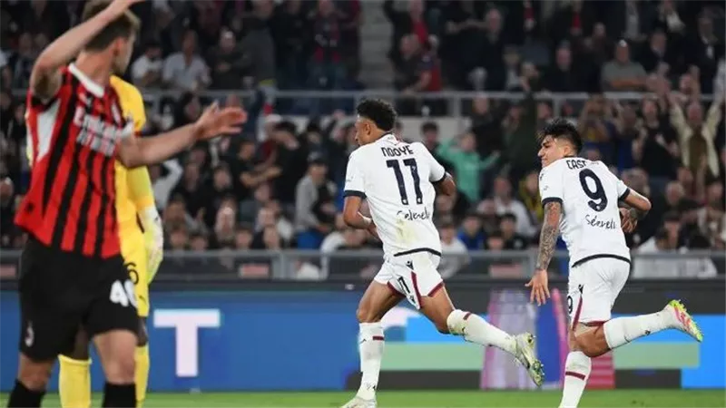 مفاجأة مدوية.. بولونيا يهزم ميلان ويتوج بطلا لكأس إيطاليا