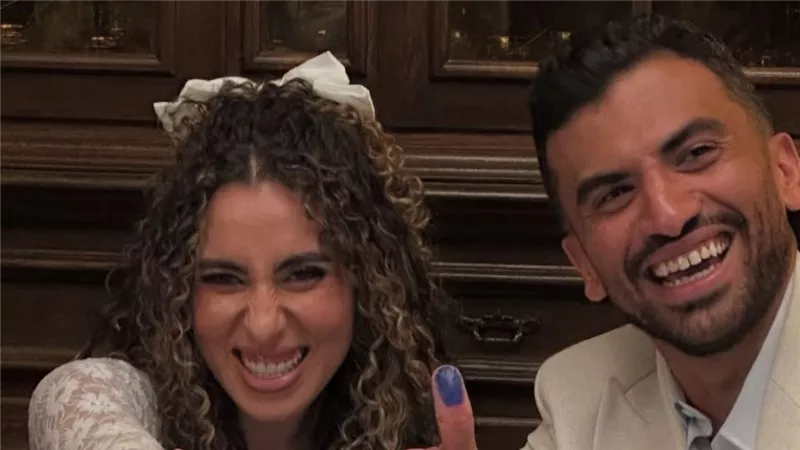 أجواء رومانسية مبهجة .. منة عدلي القيعي تحتفل بعقد قرانها على الفنان يوسف حشيش