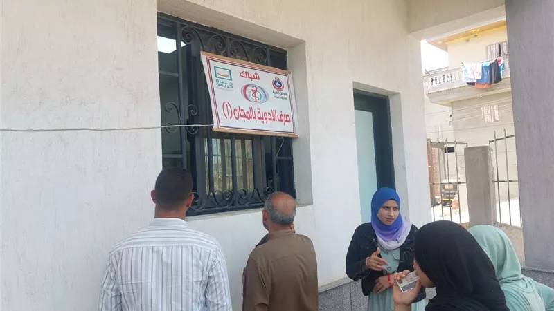 الكشف الطبي بالمجان على 1091 مواطن في قافلة طبيه بدمياط