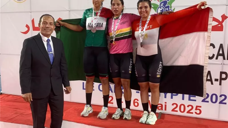مصر تحصد لقب البطولة الأفريقية لمضمار  الدراجات برصيد 51 ميدالية