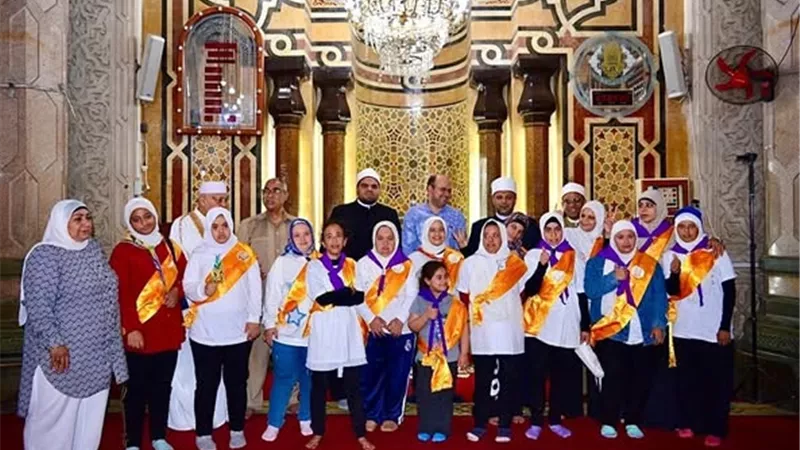 الأوقاف تنظم جولة سياحية روحية لذوي الهمم بمسجد أبي العباس المرسي