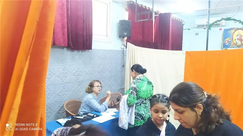 قافلة طبية لخدمة المجتمع تنظمها لجنة المرأة بمجلس كنائس مصر 