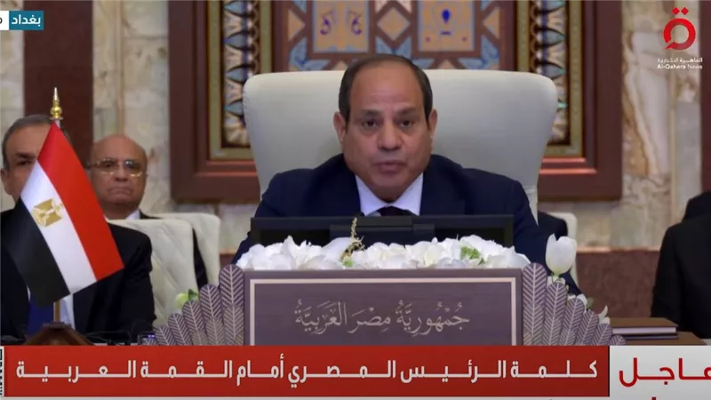 الرئيس عبد الفتاح السيسي يلتقي رئيس الوزراء العراقي شياع السوداني